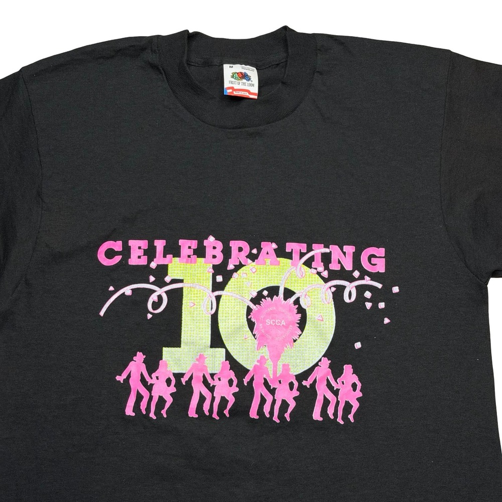 Vintage Southern California Clogging Association SCCA‎ cloggers dance shirt